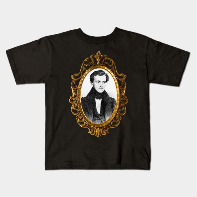 Johann Strauss Kids T-Shirt by TheMusicophile